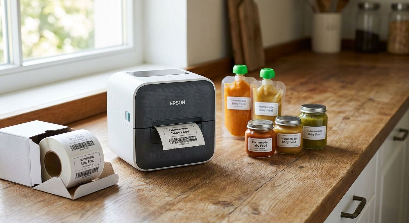 Best label printer for baby food and pouch packaging