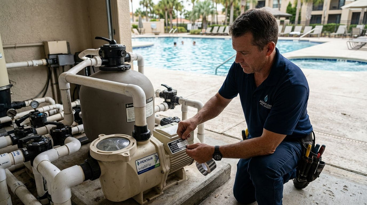 Asset Tags for Pool and Spa Service Equipment (2026) - McAuley Labels