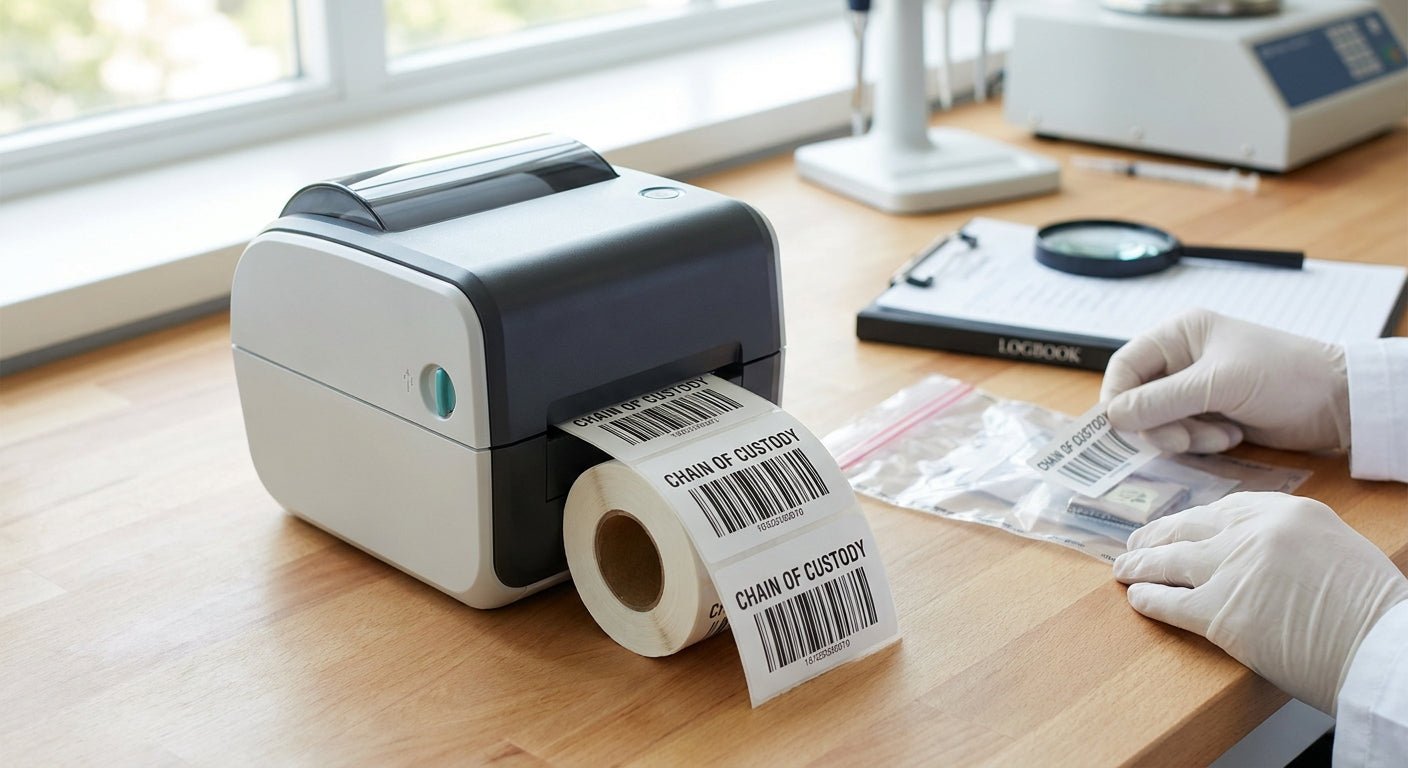 Best Label Printer for Chain of Custody Labels (2026) - McAuley Labels