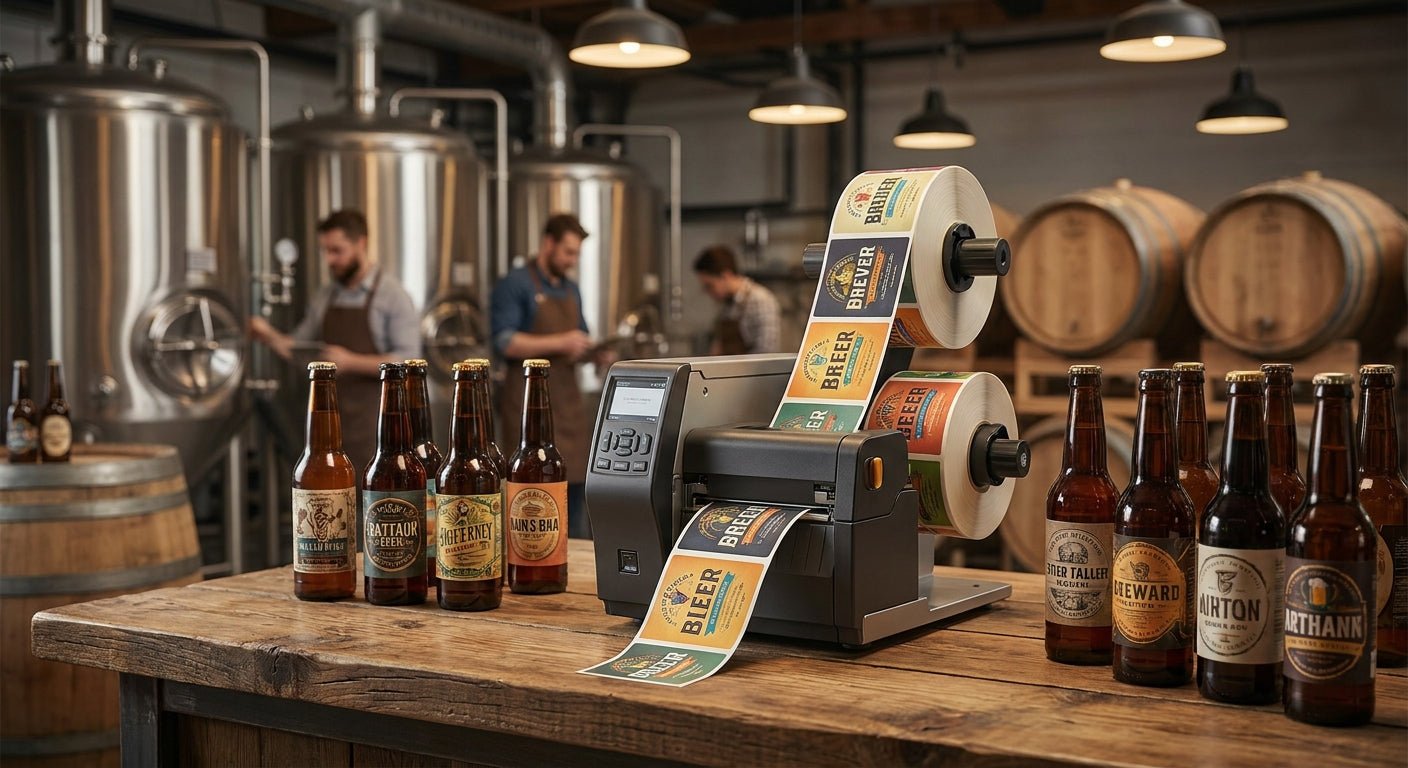 Best Label Printer for Craft Breweries (2026): GoDEX Wins - McAuley Labels