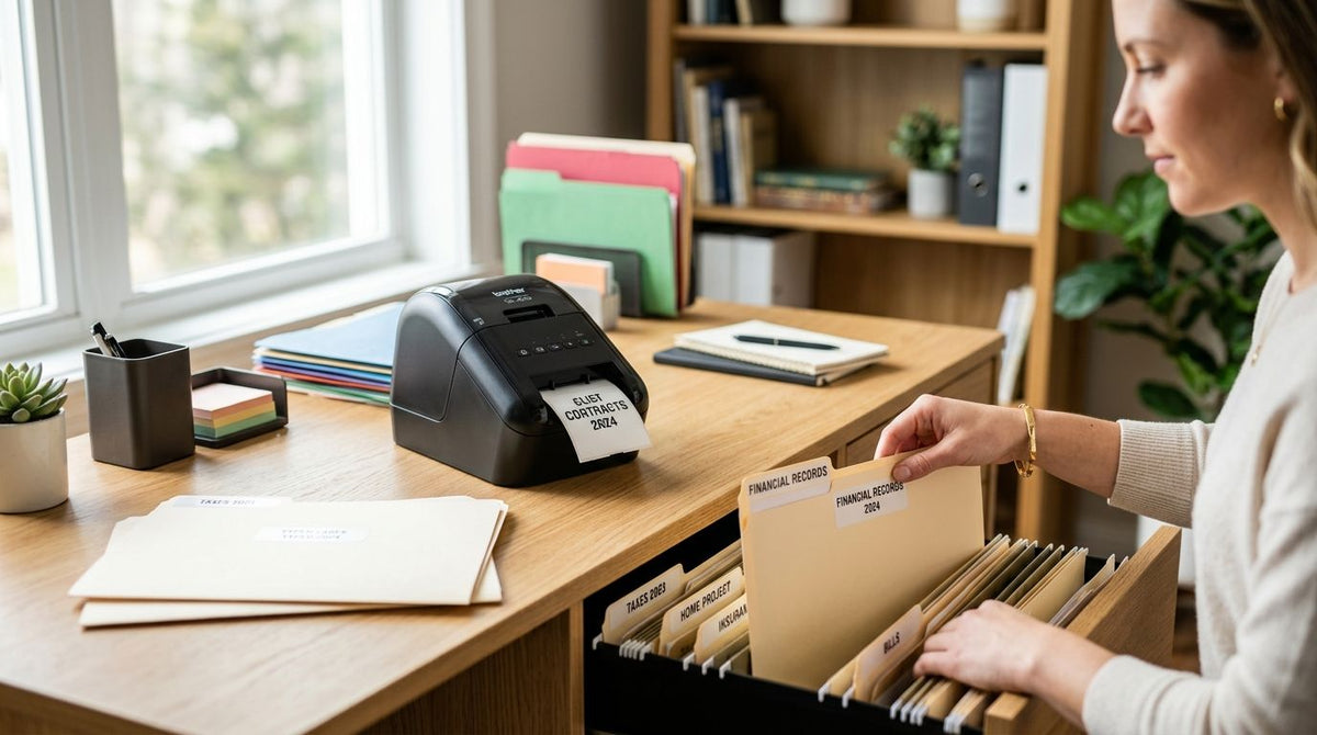 Best Label Printer for Home Office Filing in 2026 - McAuley Labels