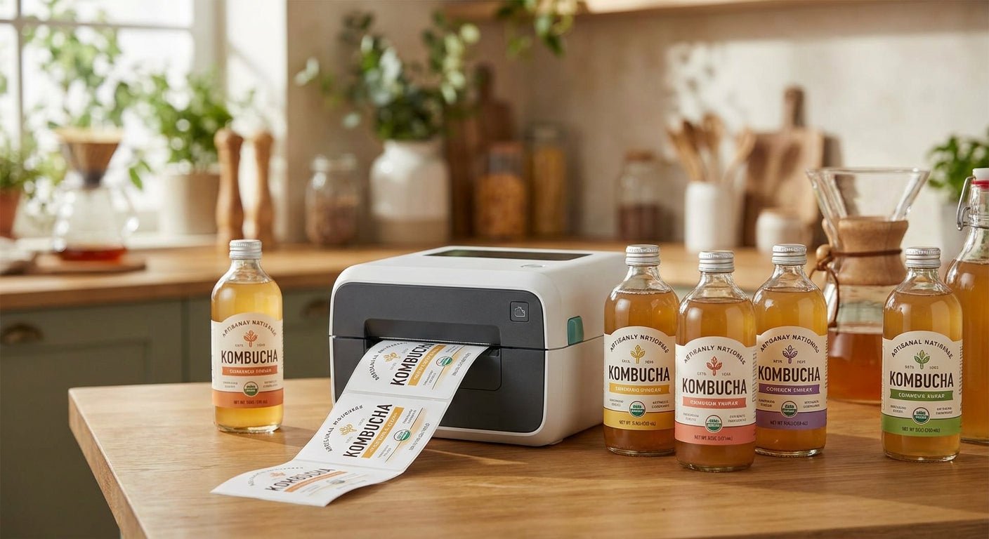 Best Label Printer for Kombucha Bottles: 2026 Verdict - McAuley Labels