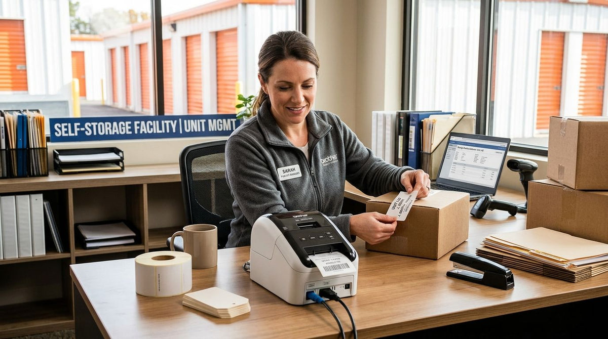 Best Label Printer for Self-Storage Facilities (2026) - McAuley Labels