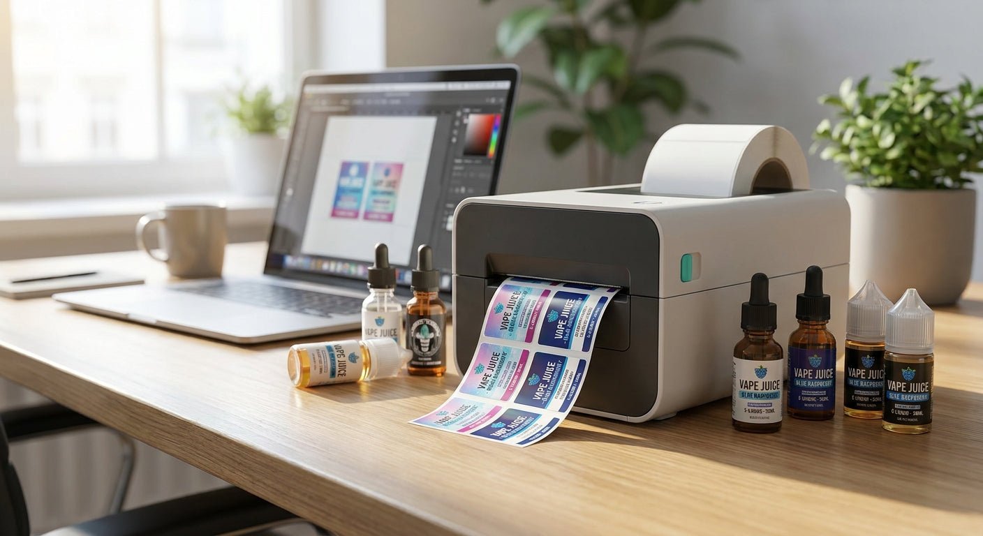 Best Label Printer for Vape Products in 2026 - McAuley Labels