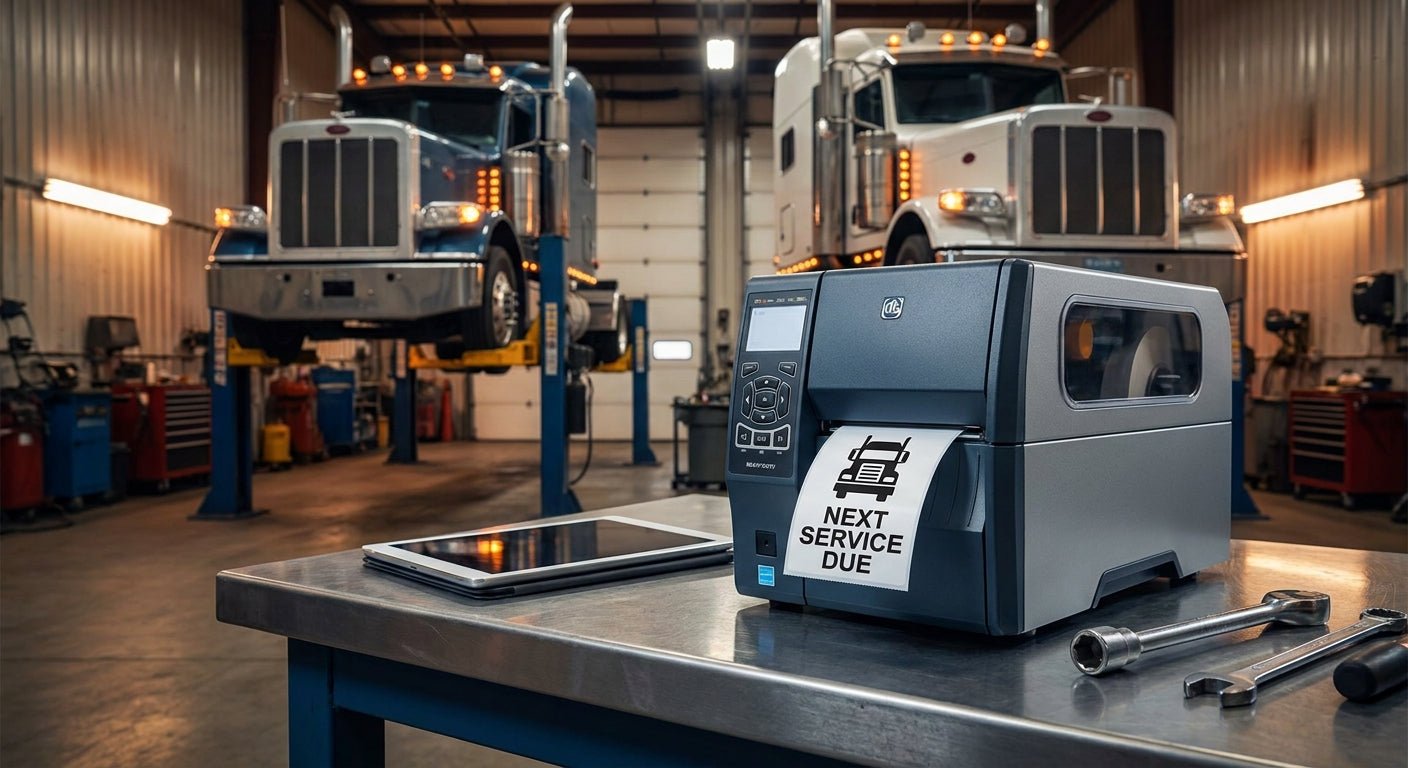 Best Oil Change Sticker Printer for Truck Stops 2026 - McAuley Labels
