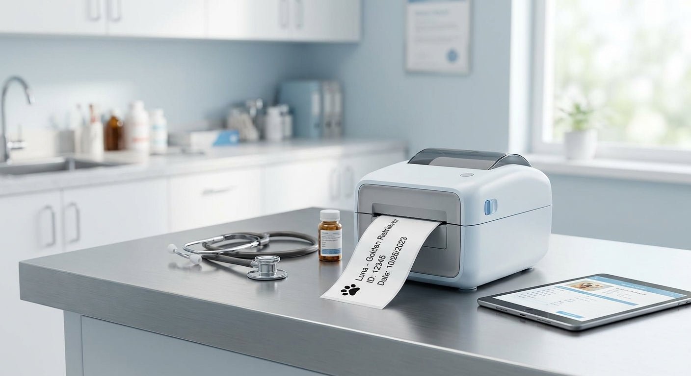 Best Thermal Label Printer for Veterinary Clinic 2026 - McAuley Labels