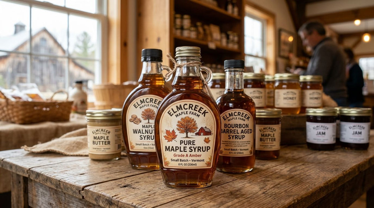 Custom Labels for Maple Syrup & Farm Products (2026) - McAuley Labels