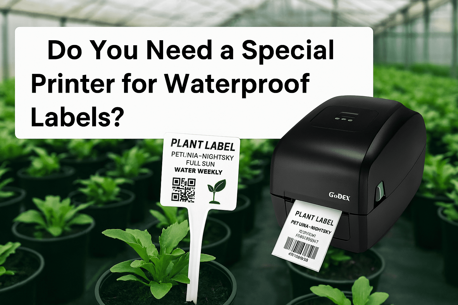 Do You Need a Special Printer for Waterproof Labels? - McAuley Labels