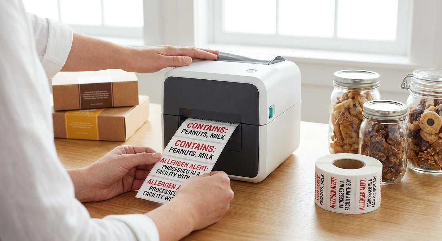 How to Print Allergen Warning Labels (2026 Guide) - McAuley Labels