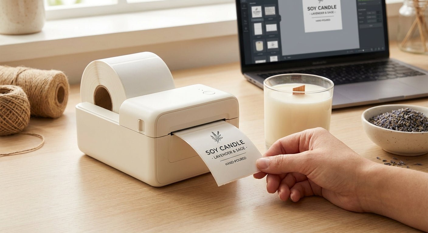How to Print Candle Labels on a Thermal Printer (2026) - McAuley Labels
