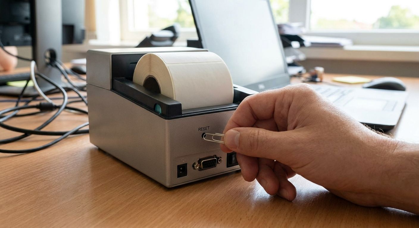 How to Reset a Thermal Label Printer (2026 Guide) - McAuley Labels