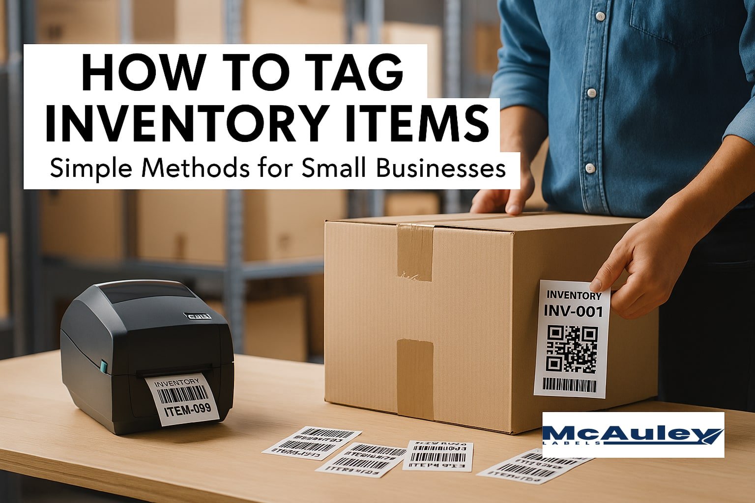 How to Tag Inventory Items: Simple Methods for Small Businesses - McAuley Labels