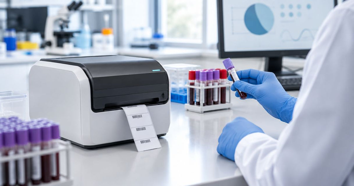 Lab label printer for blood banks: qualify first | 2026 - McAuley Labels