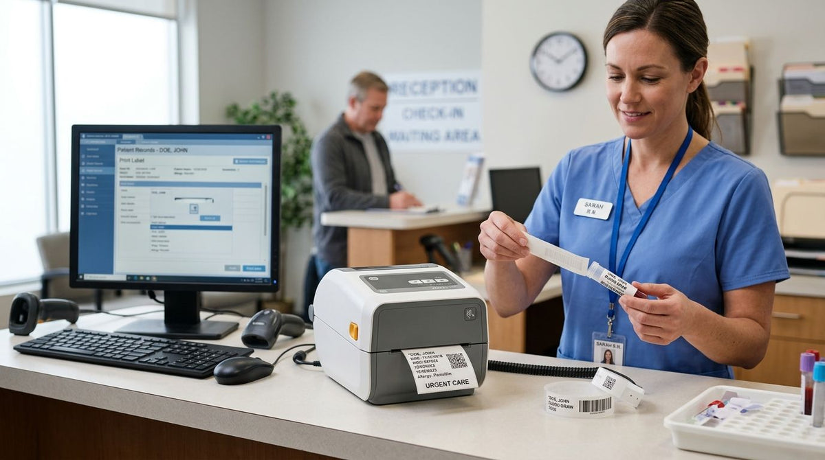 Medical Label Printer for Urgent Care Clinics (2026) - McAuley Labels
