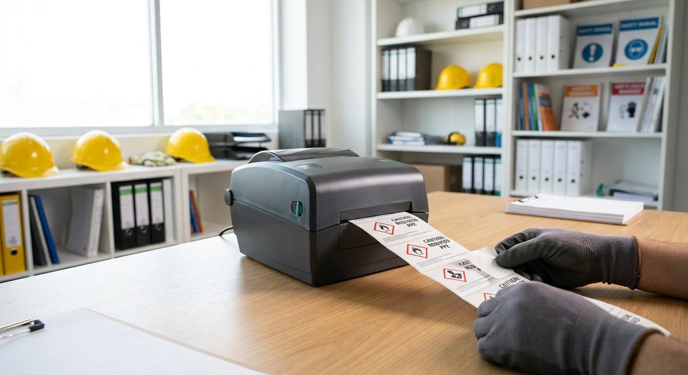 OSHA Compliance Labels 2026: How to Print Them In-House - McAuley Labels