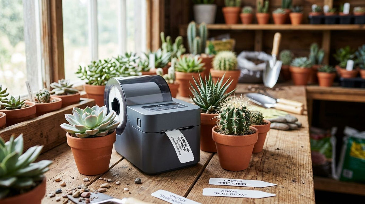 Plant Tag Printer for Succulent & Cactus Growers (2026) - McAuley Labels
