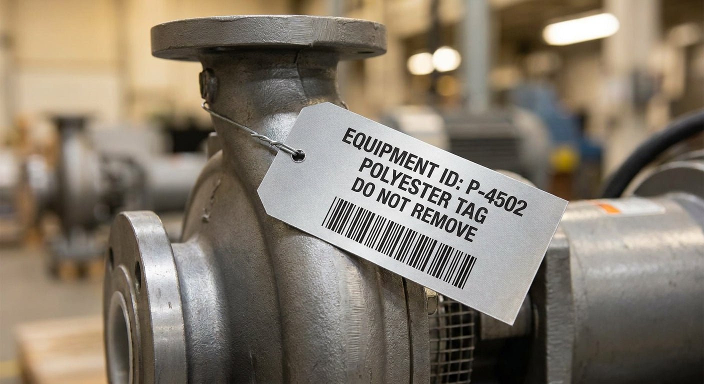 Polyester Labels for Industrial Equipment Tags (2026) - McAuley Labels