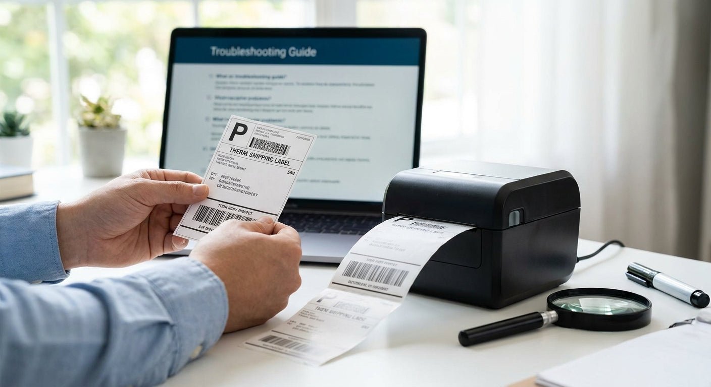 Thermal Label Printer Blurry Print Fix (2026 Guide) - McAuley Labels