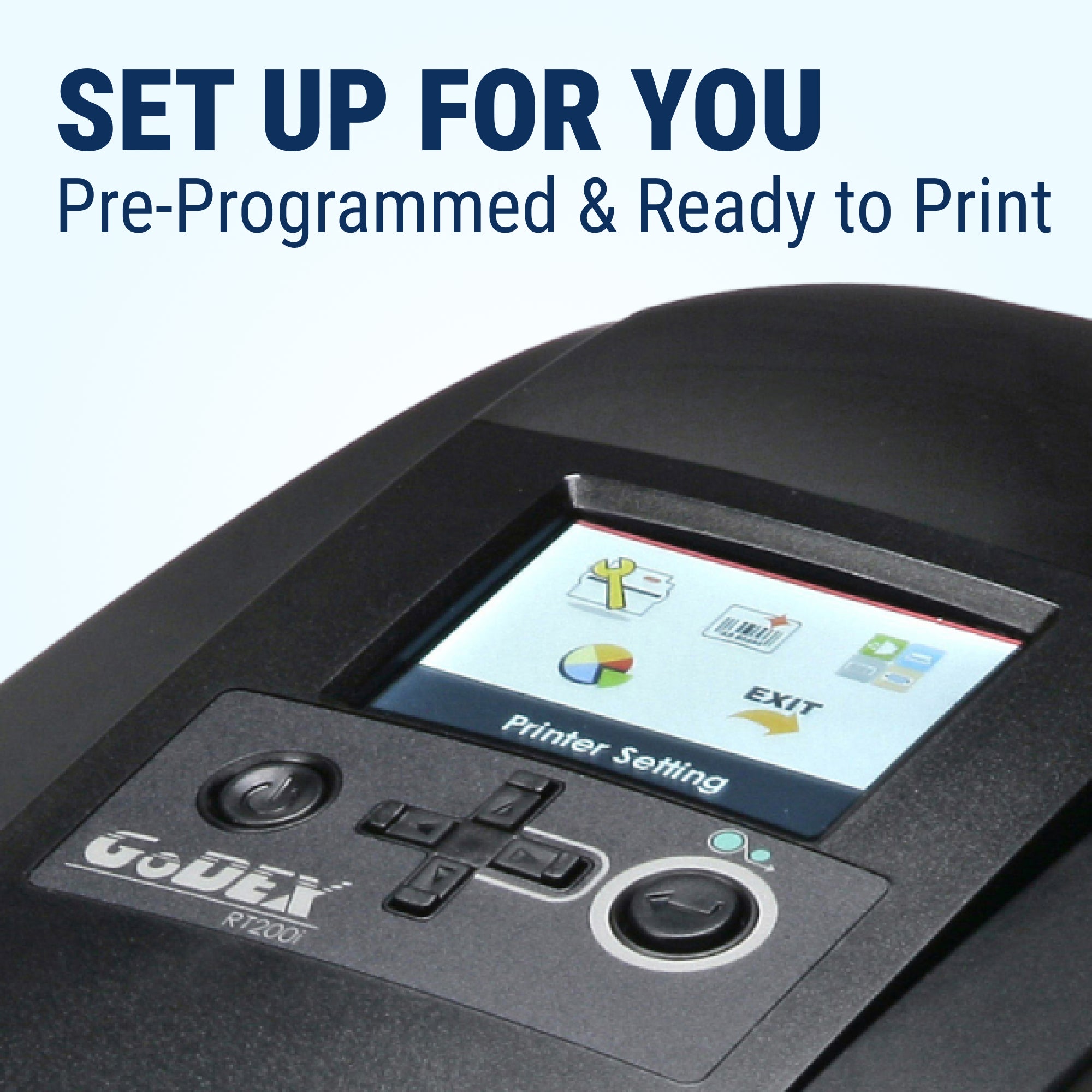Oil Change Sticker Printer System -Set up with display
