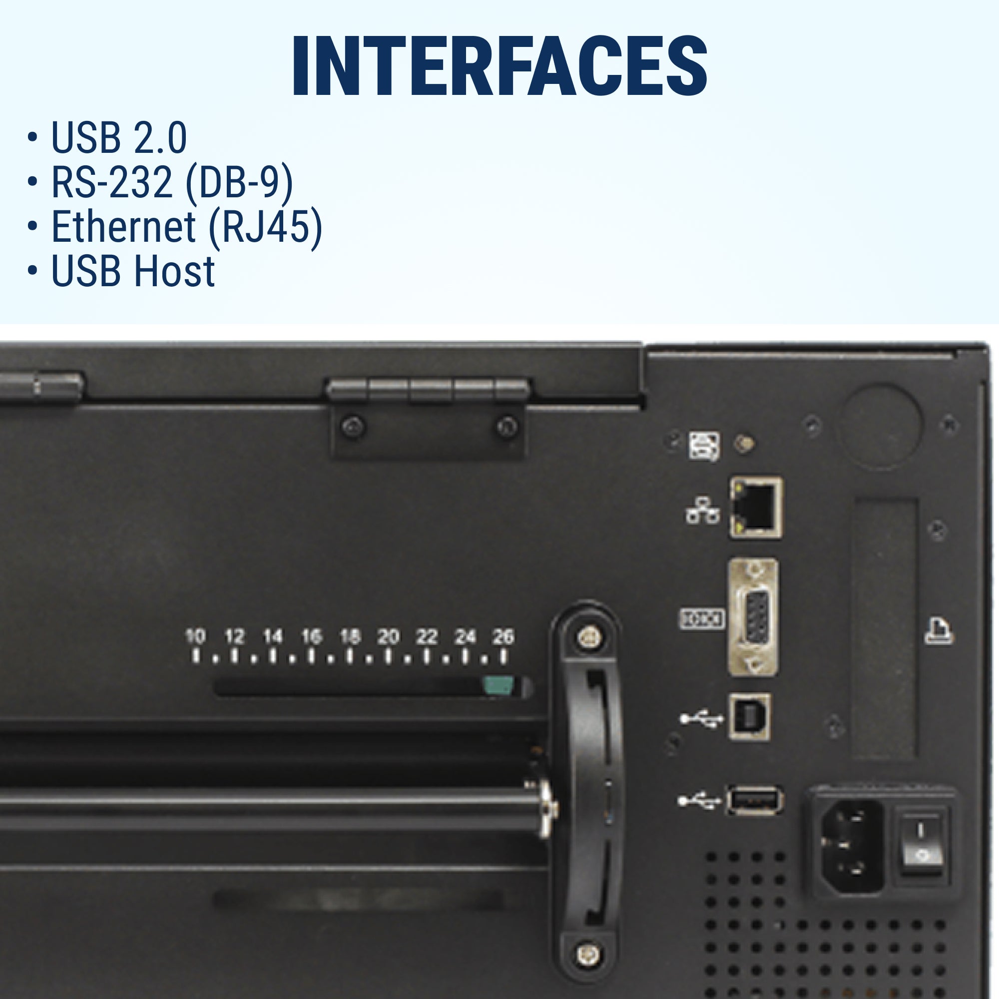 GoDEX HD830i+ Thermal Printer - USB, Serial, Ethernet, 300 DPI
