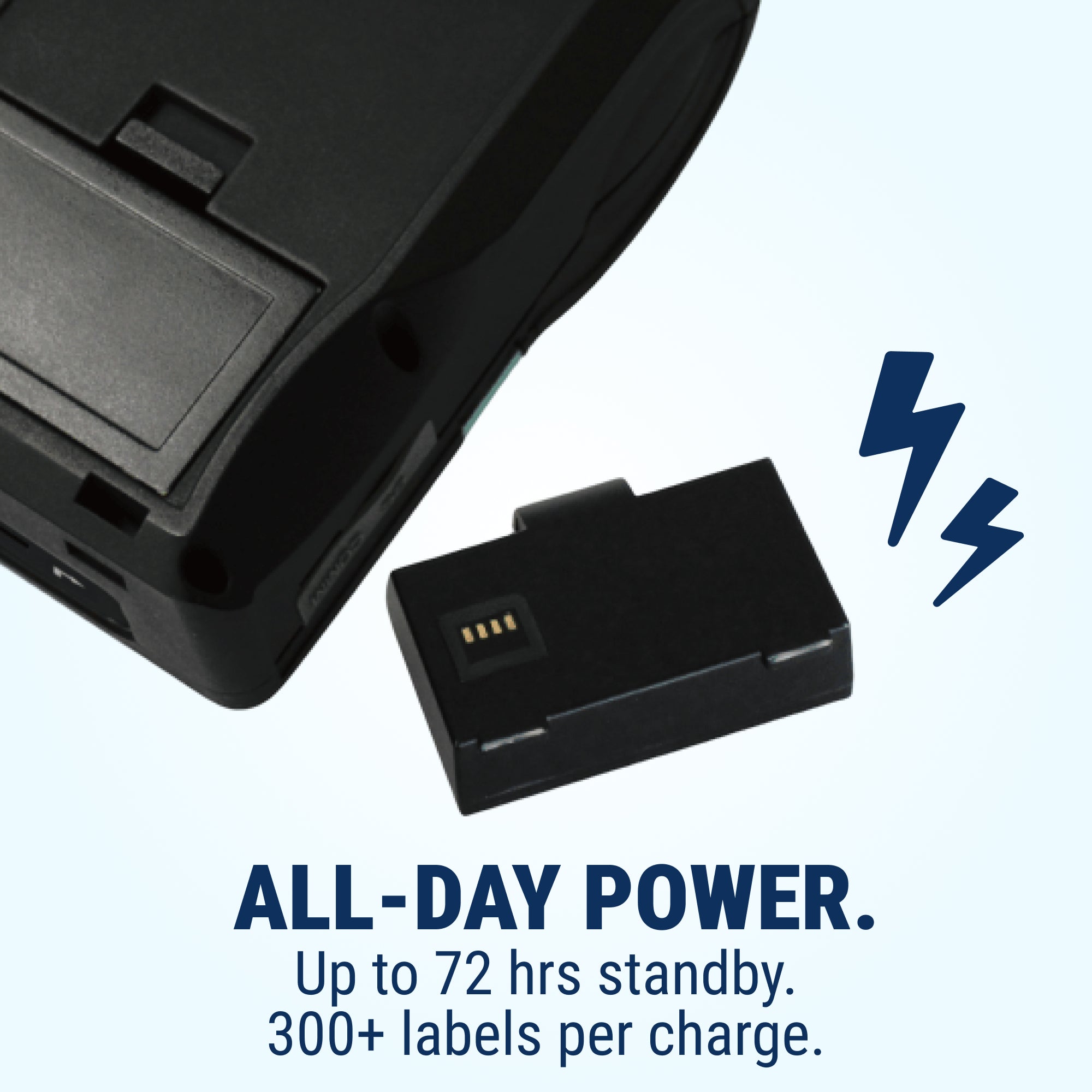 Mobile Printer GoDEX MX30i - 3″ Direct Thermal Label Printer - OLED Display, Bluetooth & Wi-Fi