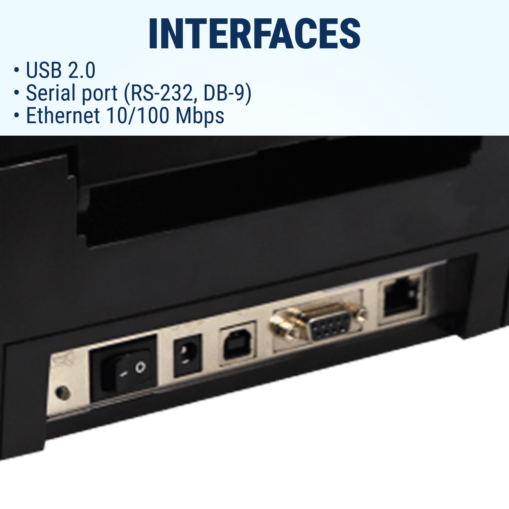 Asset Tag Printer - GoDEX GE330 4" 303 dpi Thermal Transfer Printer