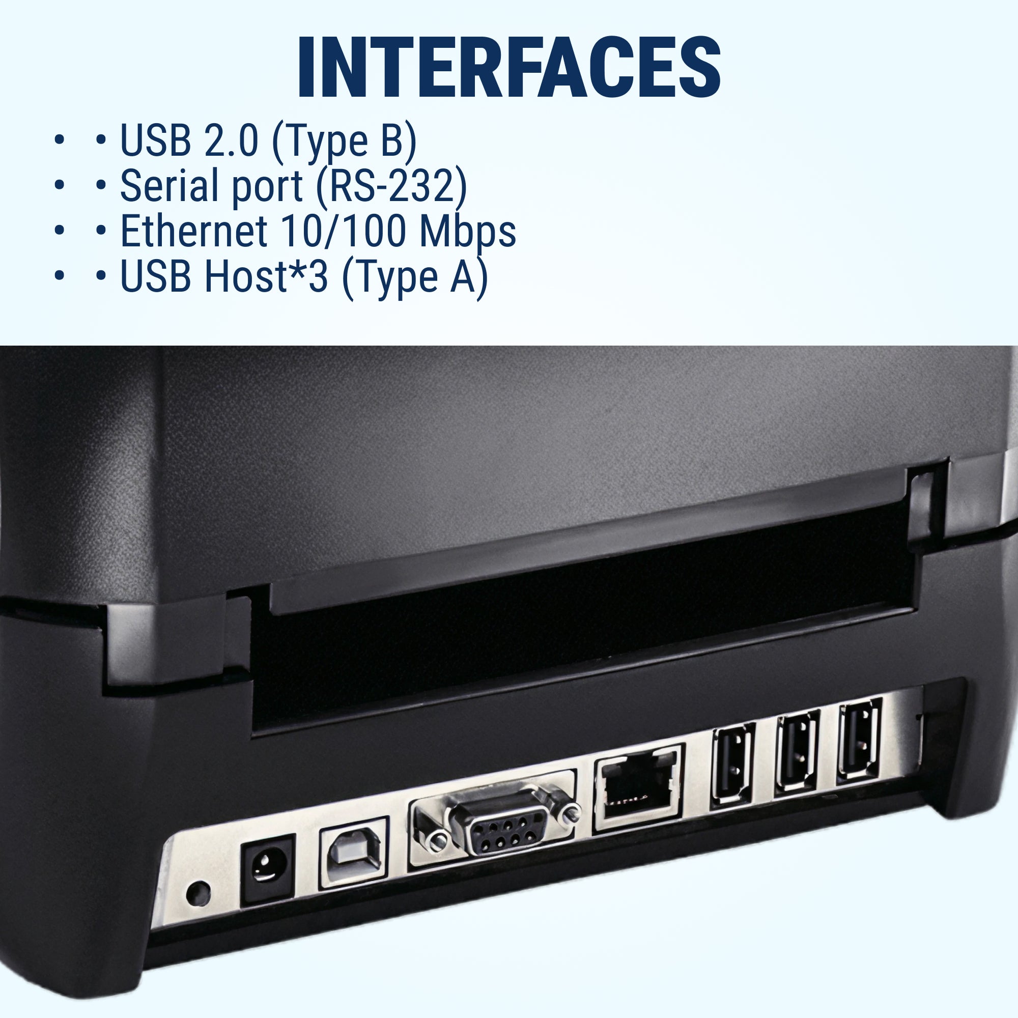 GoDEX RT863i+ 4" 600 dpi, Thermal Printer