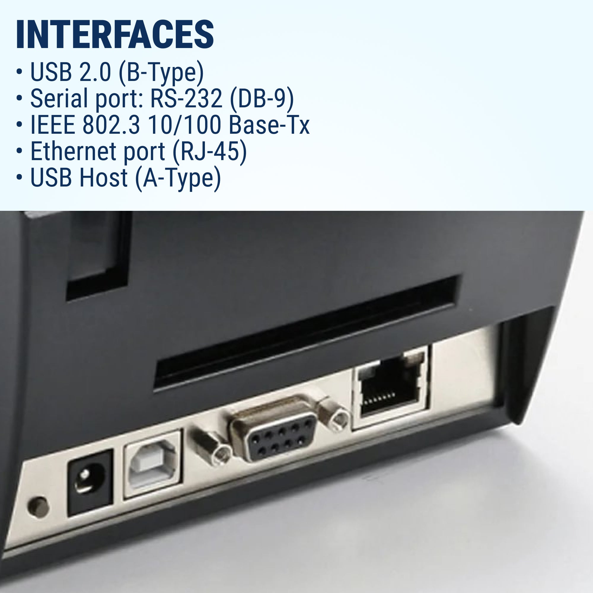 GoDEX RT230i Thermal Printer 300 DPI Info