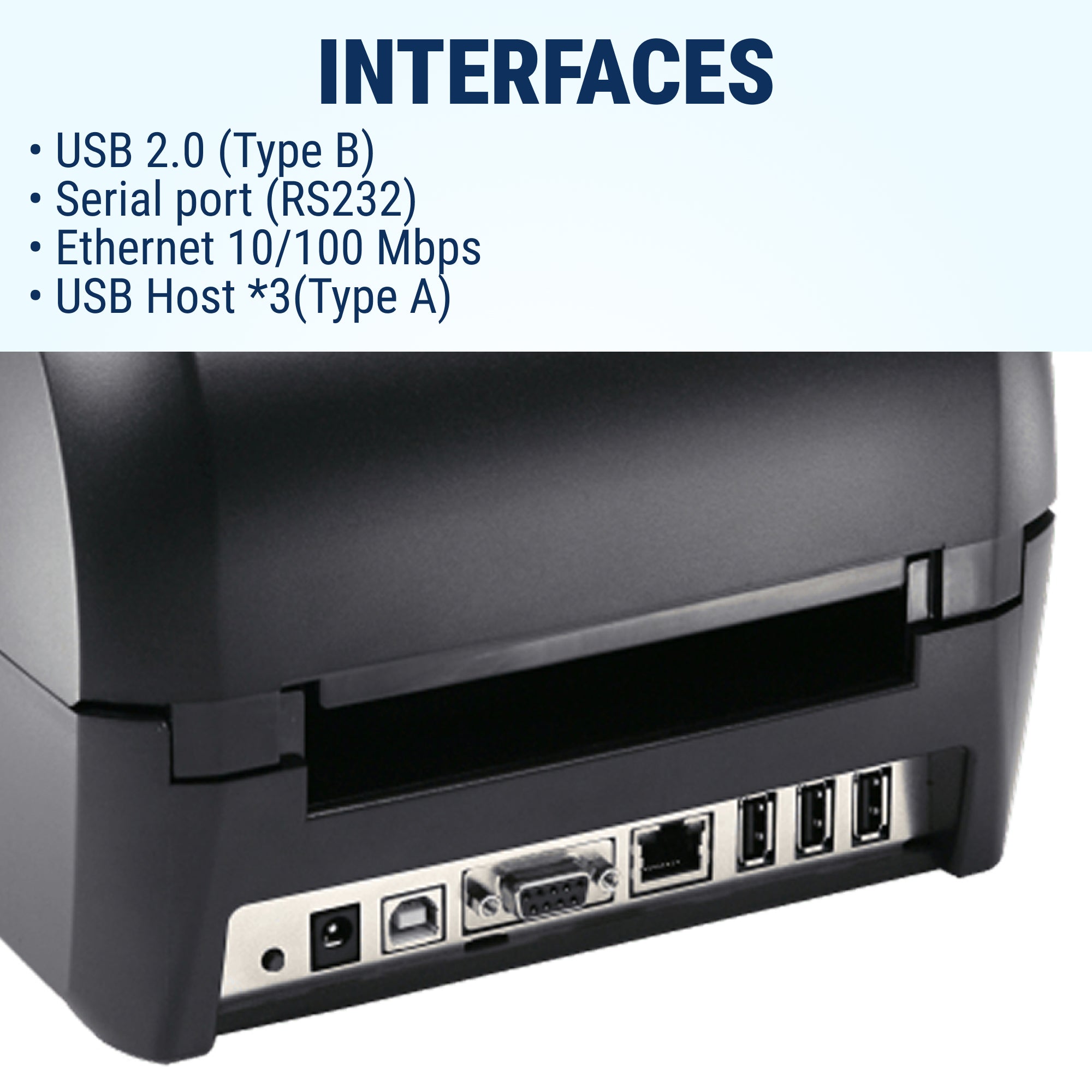 GoDEX RT730i+ 4" Thermal Printer, Color Display, 300 dpi