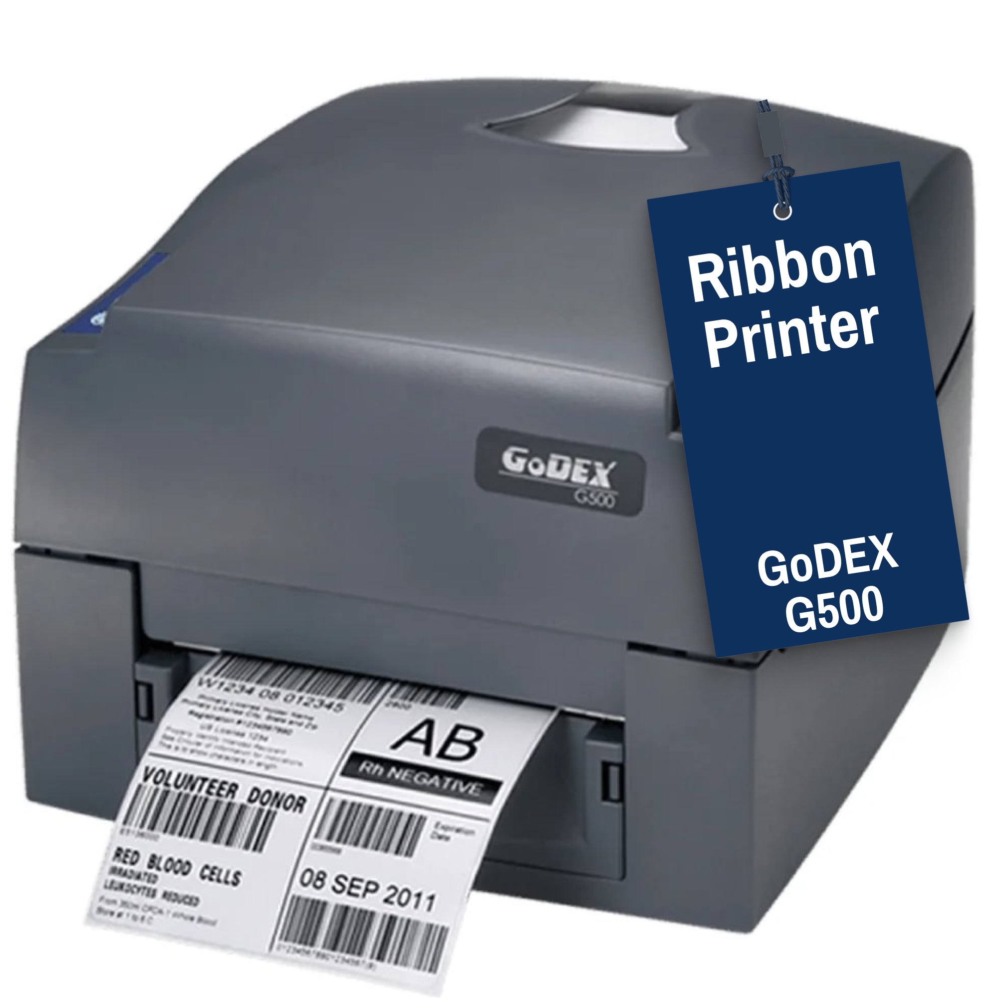 Ribbon Printer - GoDEX G500 Thermal Transfer Printer 4" 203 dpi