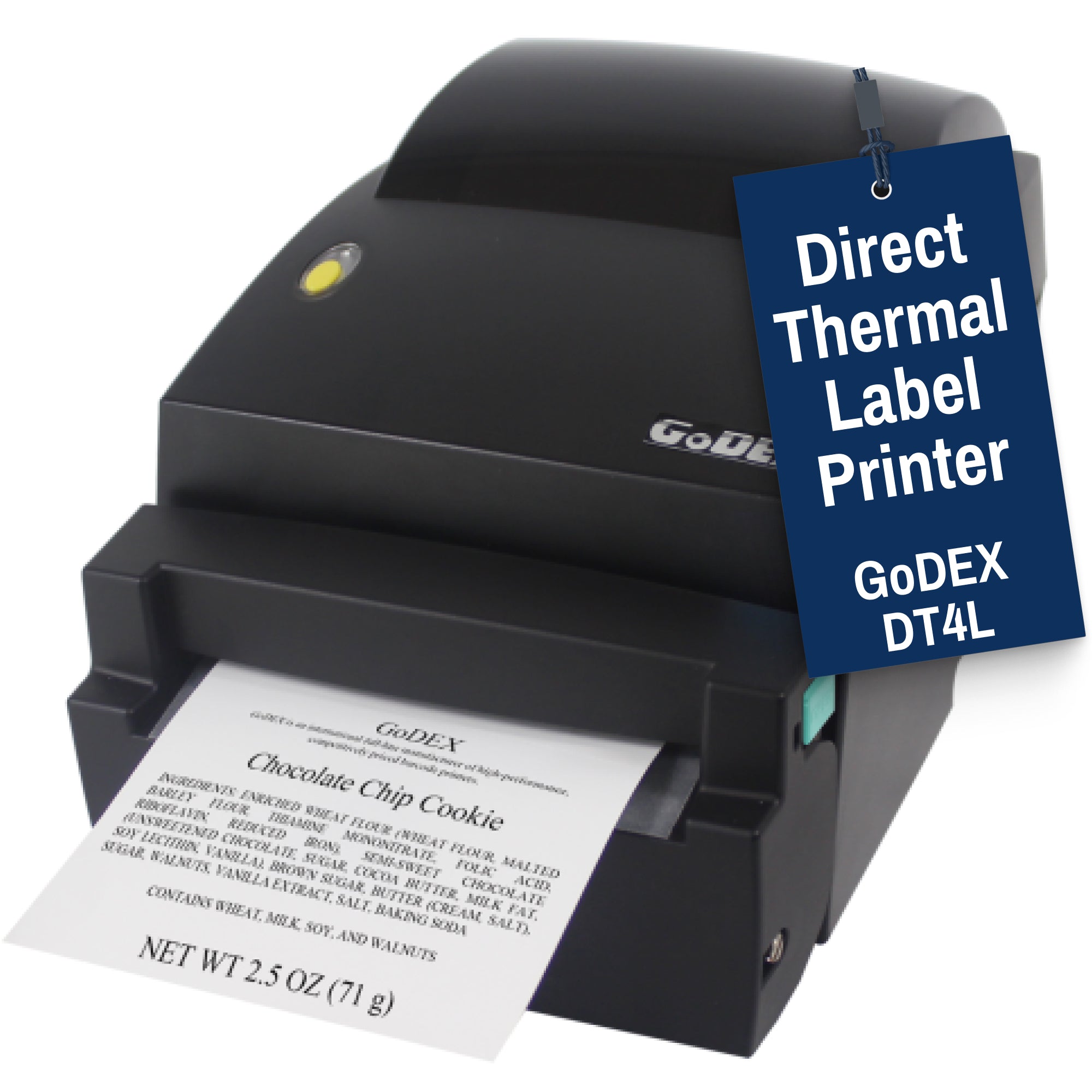 GoDEX DT4L Direct Thermal Printer ā Large Format