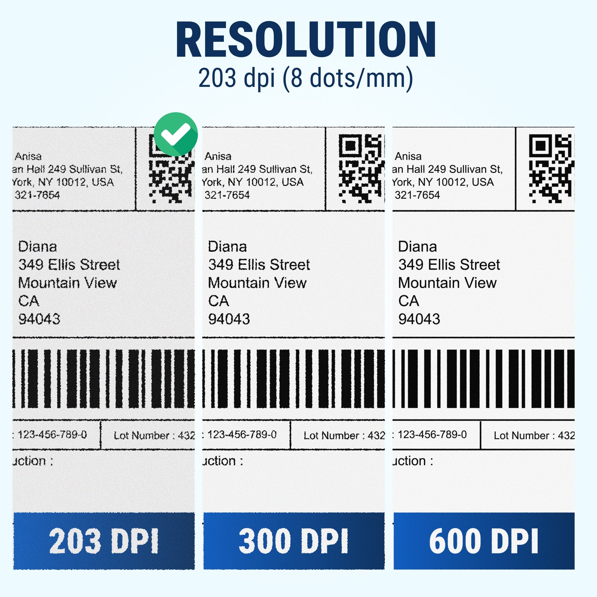 GoDEX DT4x Direct Thermal Printer – 203 DPI Barcode Printer for Shipping, Inventory, Retail, and Logistics