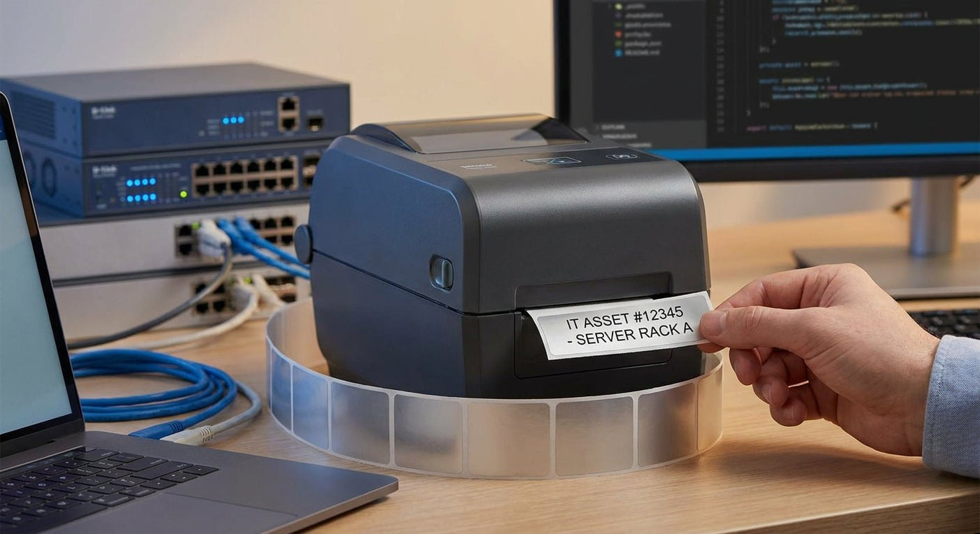 Asset Tag Printer for IT Departments 2026 - McAuley Labels