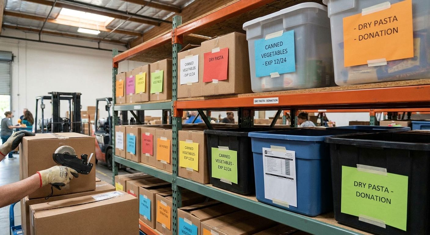 Best Inventory Labels for Food Pantry Warehouses (2026) - McAuley Labels