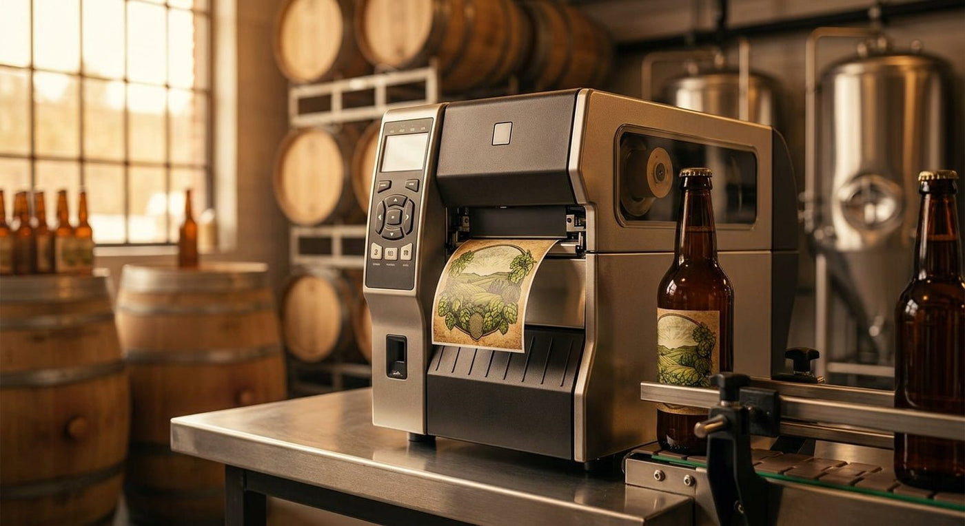 Best Label Printer for Brewery Bottling (2026) - McAuley Labels