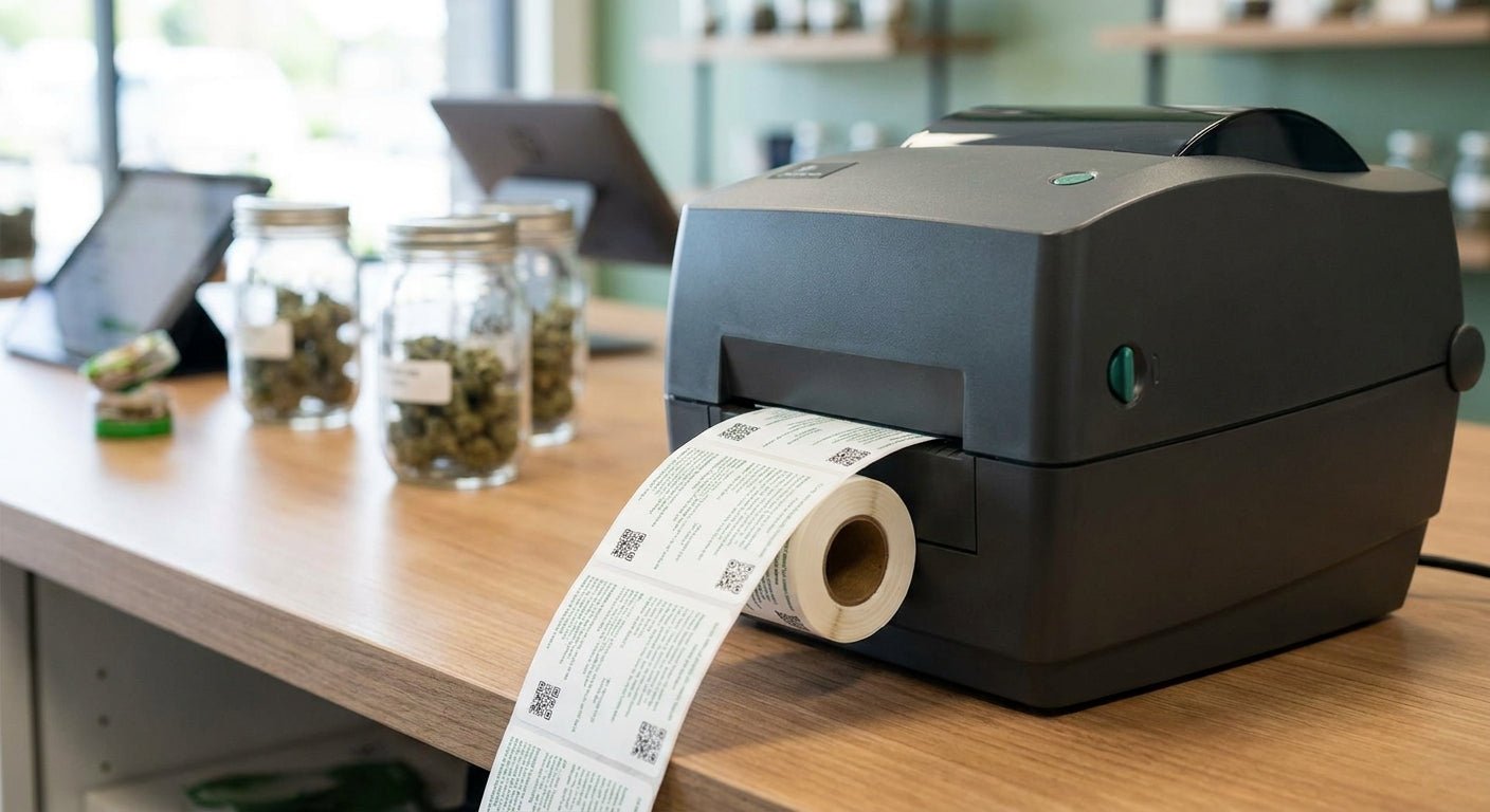 Best Label Printer for Cannabis Dispensaries 2026 - McAuley Labels