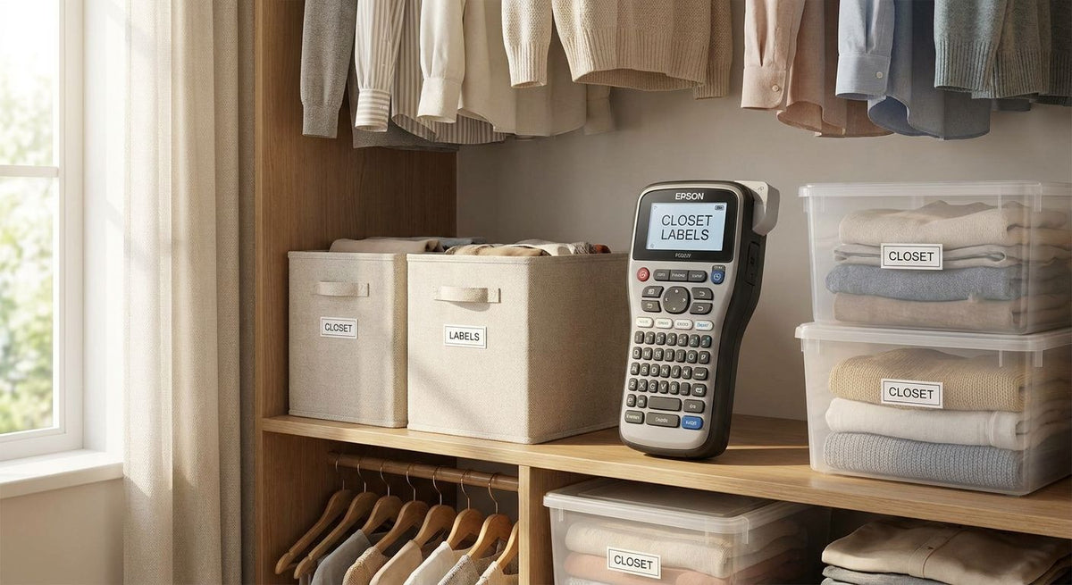 Best Label Printer for Closet Organization in 2026 - McAuley Labels