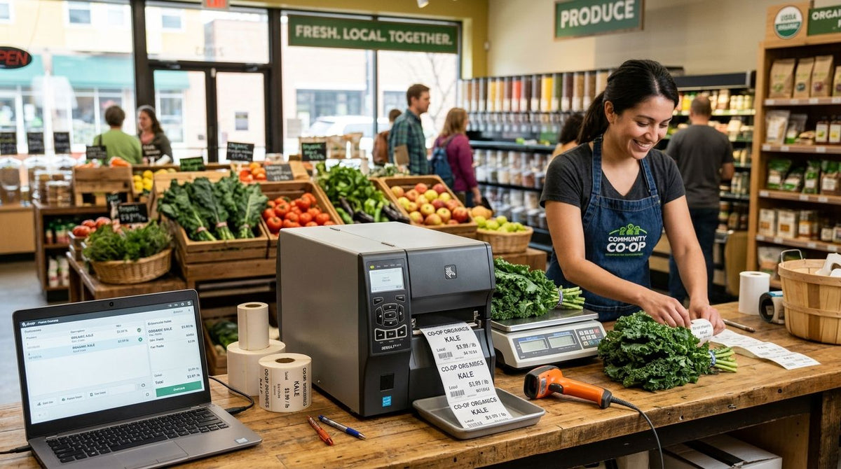Best Label Printer for Co-Op Grocery Stores (2026) - McAuley Labels