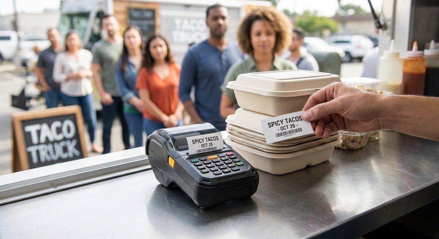 Best Label Printer for Food Trucks (2026 Ranked) - McAuley Labels
