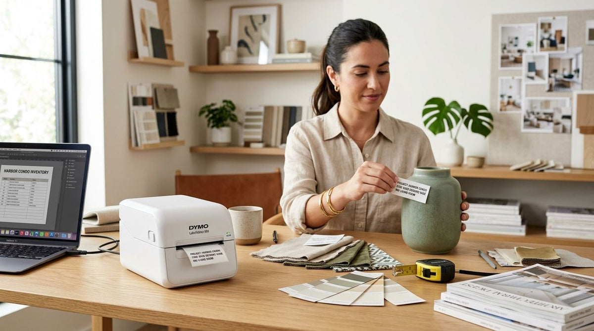 Best Label Printer for Interior Design Business (2026) - McAuley Labels