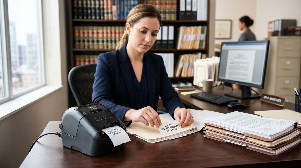 Best Label Printer for Law Firms in 2026 - McAuley Labels