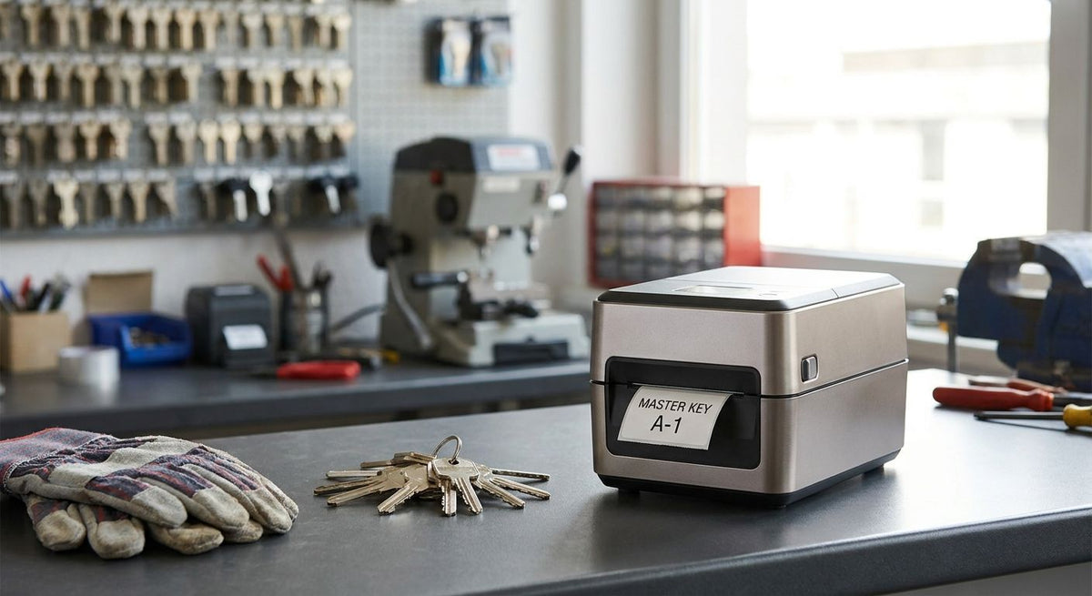 Best Label Printer for Locksmith Business (2026) - McAuley Labels