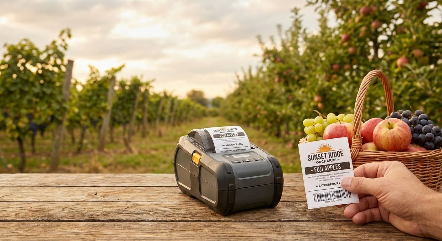 Best Label Printer for Orchards and Vineyards (2026) - McAuley Labels