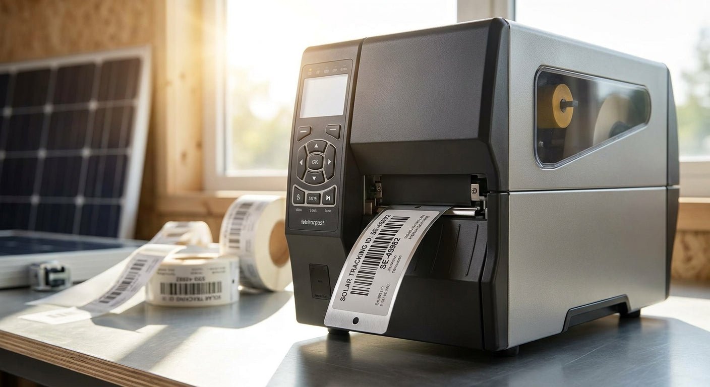 Best Label Printer for Solar Equipment Tracking (2026) - McAuley Labels