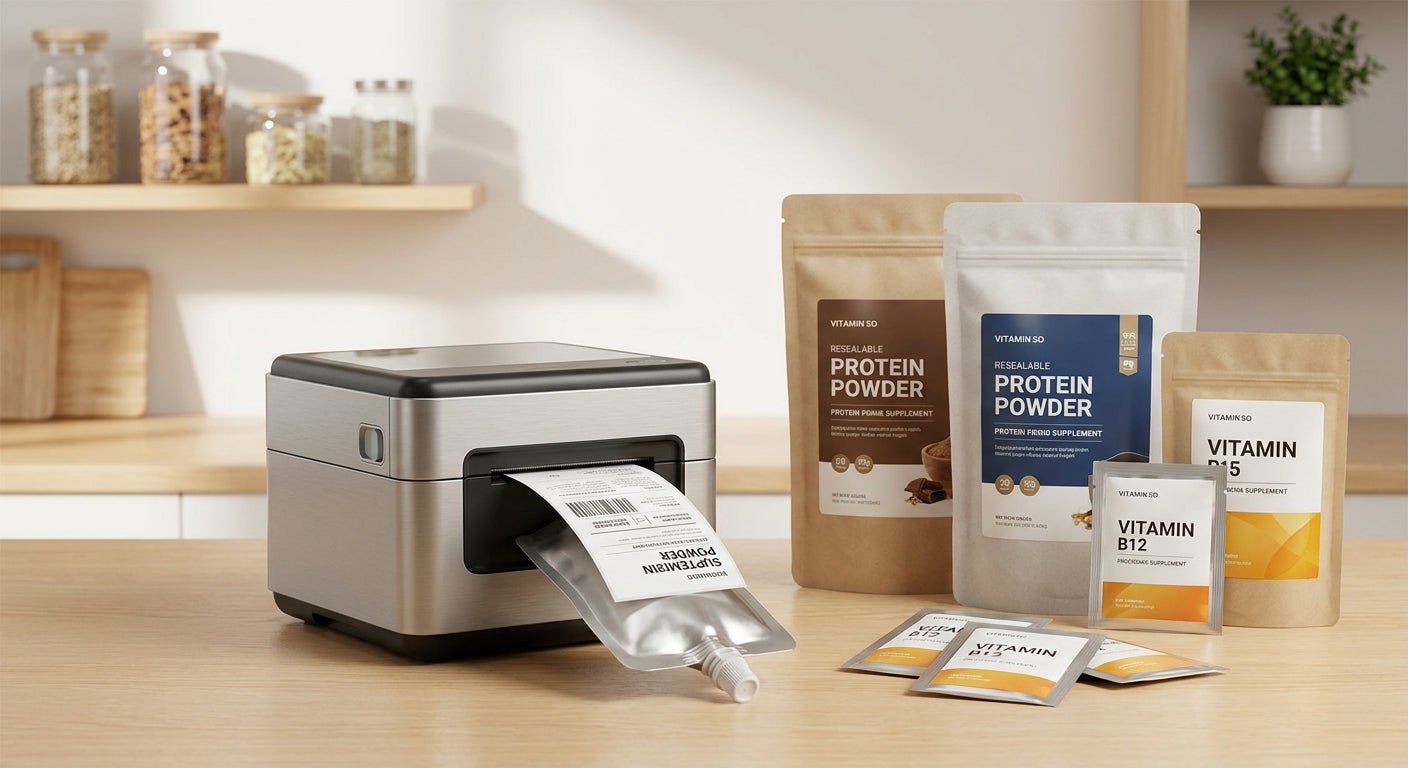 Best Label Printer for Supplement Pouches in 2026 - McAuley Labels