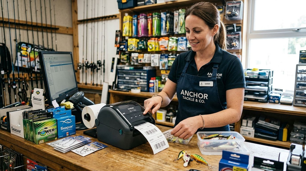 Best Label Printer for Tackle Shops & Fishing Gear 2026 - McAuley Labels
