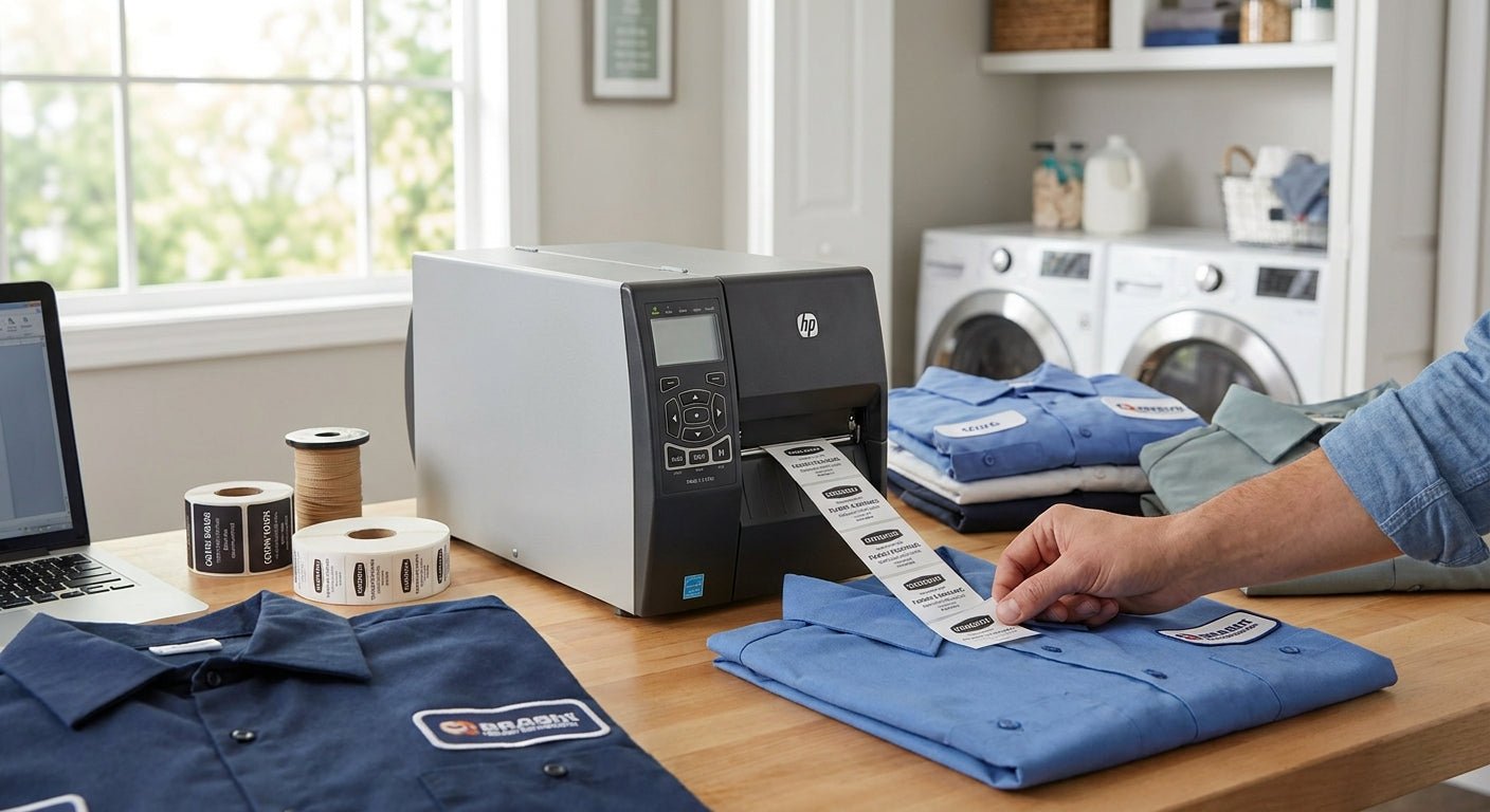 Best Label Printer for Uniform Tagging (2026): GoDEX Wins - McAuley Labels