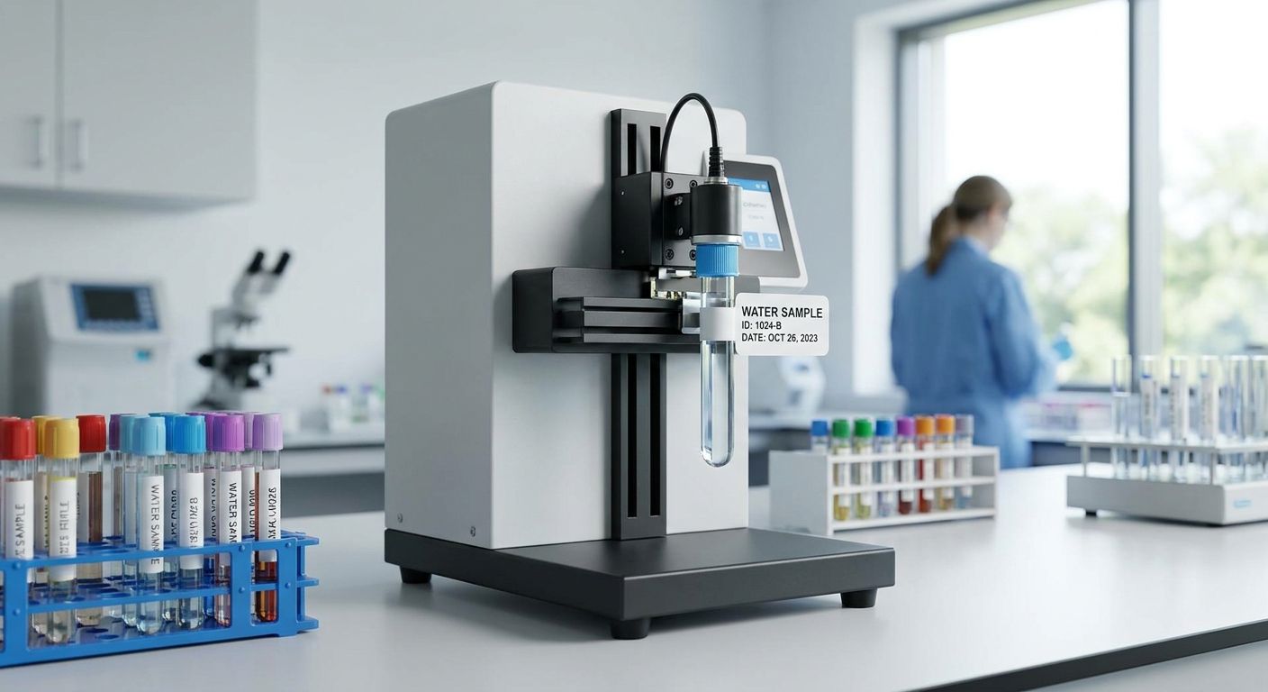 Best Test Tube Labeler for Water Testing Labs 2026 - McAuley Labels