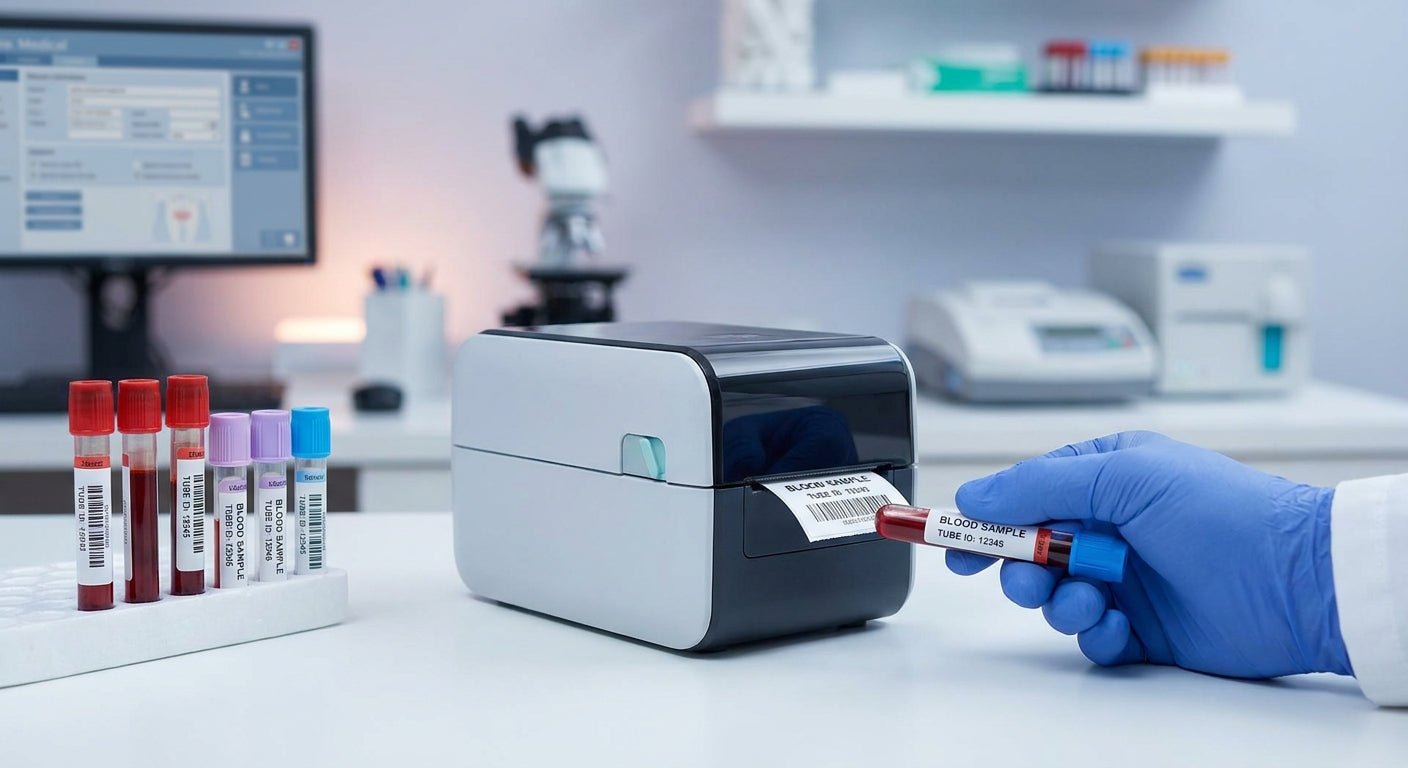 Best Thermal Label Printer for Blood Sample Tubes 2026 - McAuley Labels