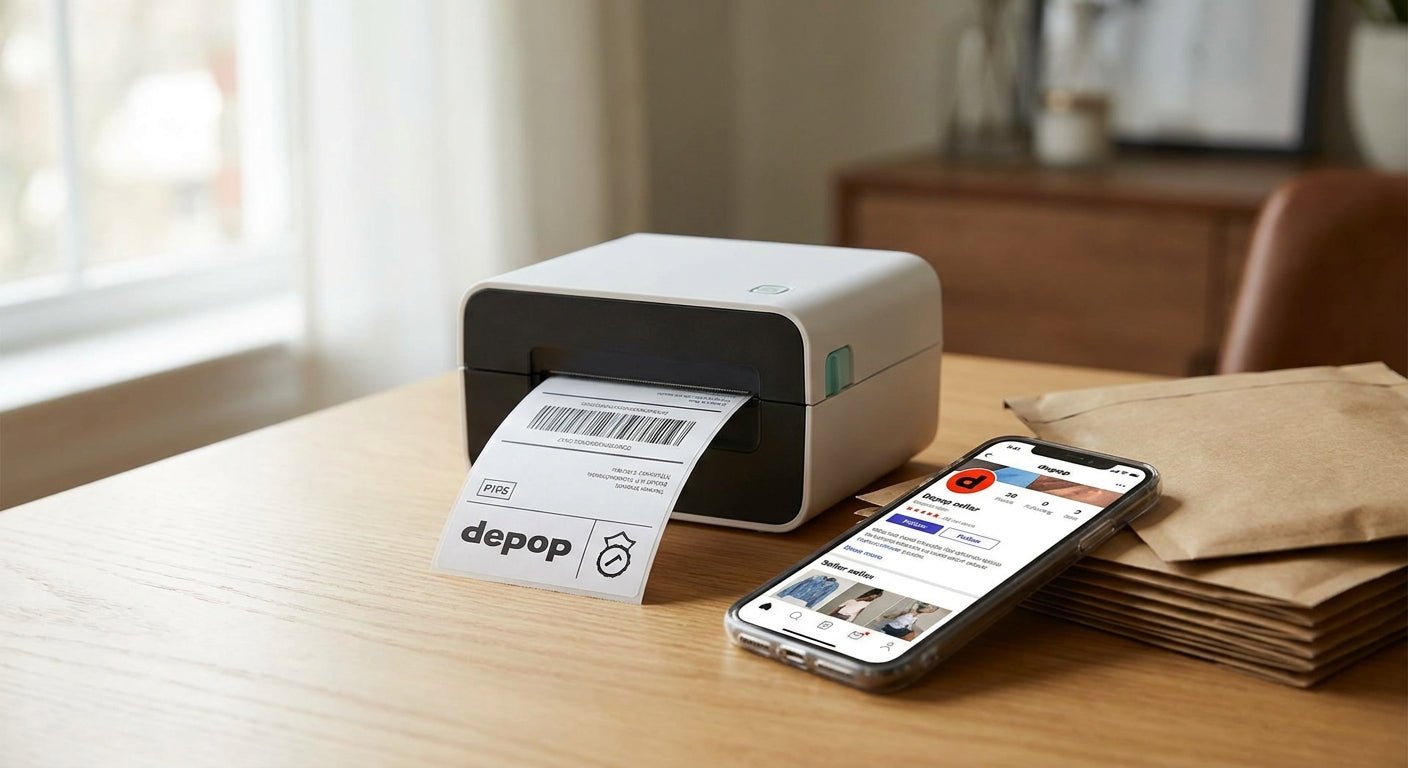 Best Thermal Label Printer for Depop Sellers (2026) - McAuley Labels